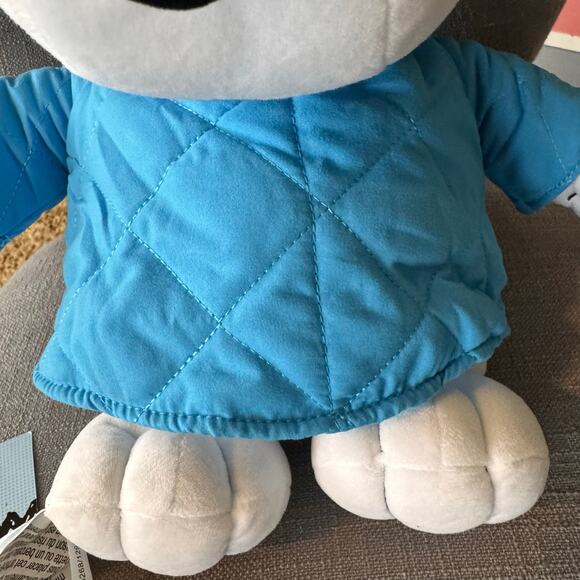 Snoopy Winter Coat Pillow Peanuts Plush 16 inch Snuggler Toy Charlie Brown Gang - Picture 7 of 8